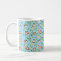Caneca de Café Floral de Primavera para Amantes de