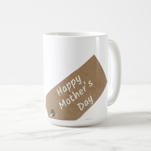 Caneca de Café Floral do Dia das Mães