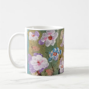 Caneca de café floral do primavera