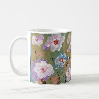 Caneca de café floral do primavera