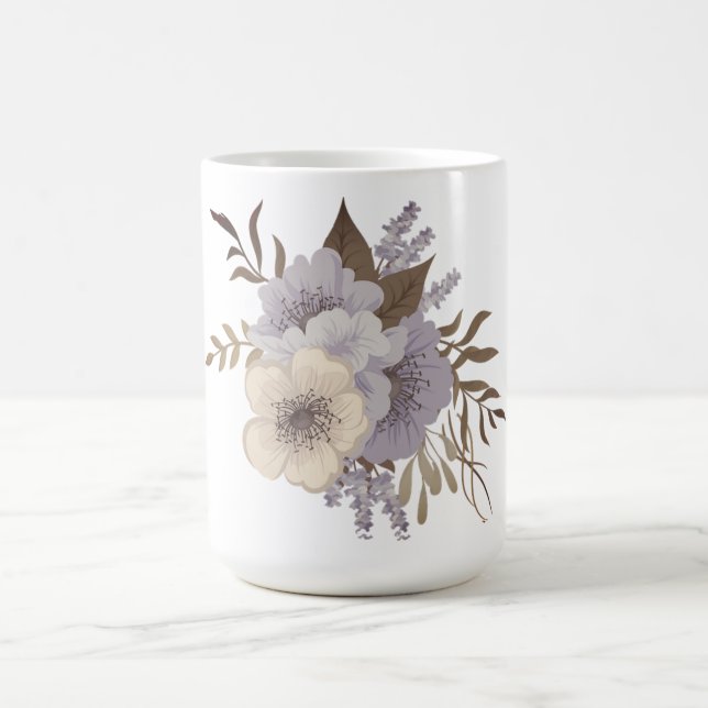 Caneca De Café Floral Fantasy (Centro)