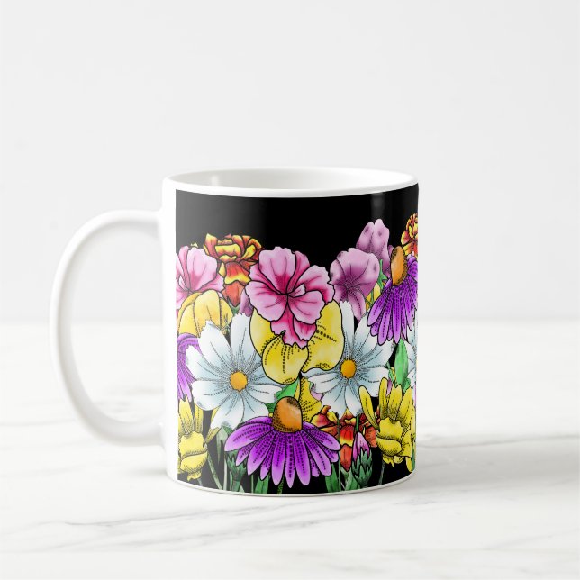 Caneca De Café Floral Field Too (Esquerda)