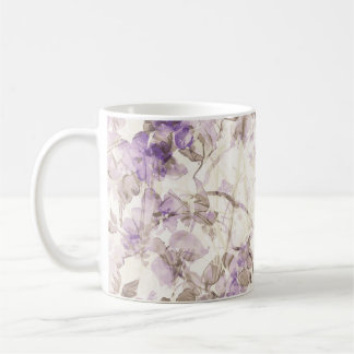 Caneca de Café Floral Lavanda | Botânica Roxa Eleg