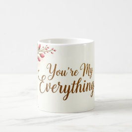 Caneca De Café Floral Love Mug