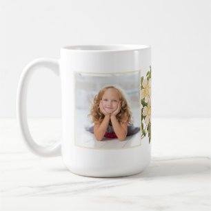 Caneca De Café Floral Love You Photo Photo