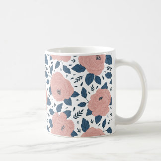 Caneca De Café Floral Mug