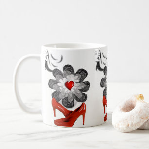 Caneca De Café Floral Mug