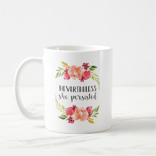 Caneca De Café Floral não obstante persistiu