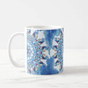 Caneca De Café floral_ornamento_12_2013