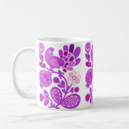 Caneca De Café Floral Primavera Deco