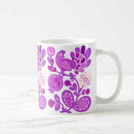 Caneca De Café Floral Primavera Deco