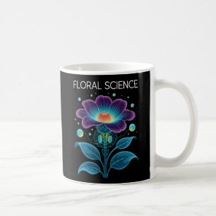 Caneca De Café Floral Science Botany e Chemistry Fusion
