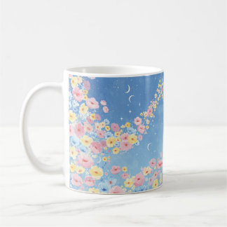 Caneca De Café Floral Sky Mug para presentes