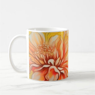 Caneca De Café Floral Suave