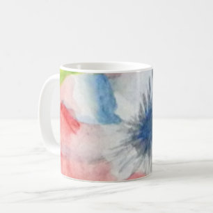 Caneca De Café Floral Watercolor Café Tea