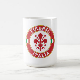 Caneca De Café Florence Itália Circle Emblem