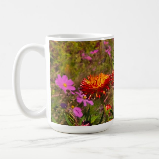 Caneca De Café Flores (Esquerda)