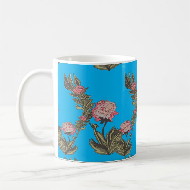Caneca De Café flores (Esquerda)