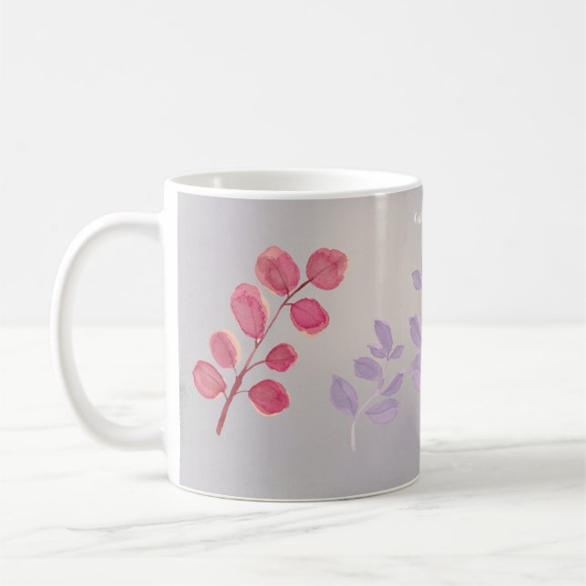 Caneca De Café Flores (Esquerda)