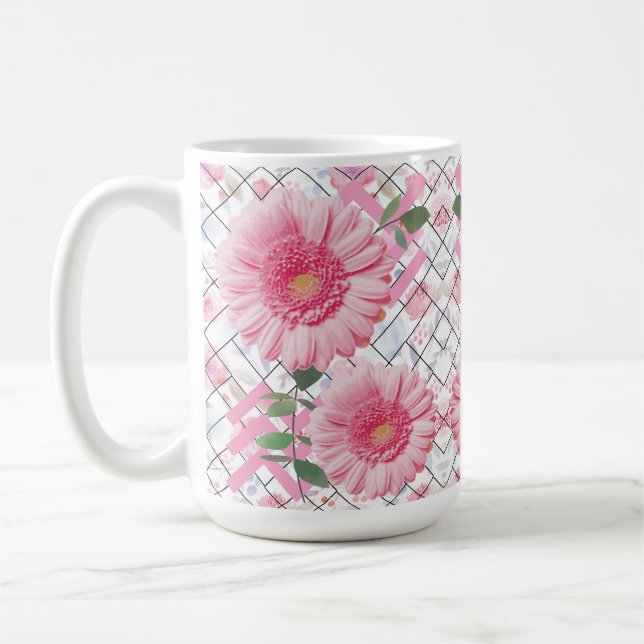 Caneca De Café flores (Esquerda)