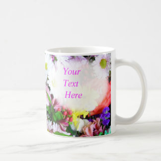 Caneca De Café Flores1
