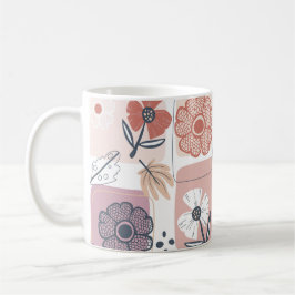 Caneca De Café Flores À Prova De Água: Bela Mug Bloqueando