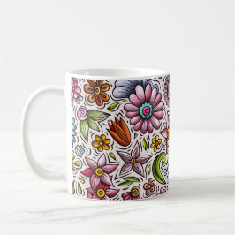 Caneca De Café Flores à prova de água: Beleza da Mug Bloqueante