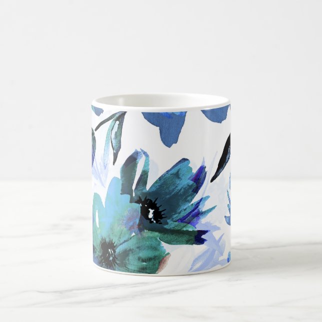 Caneca De Café Flores à prova de água: estética floral para cada  (Centro)