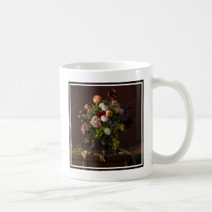 Caneca De Café Flores Acordo Floral