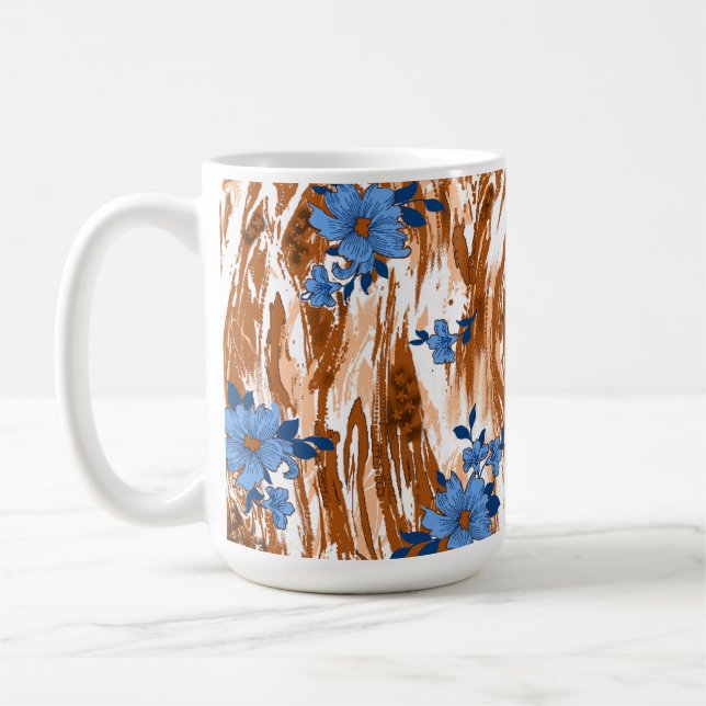 Caneca De Café flores altas (Esquerda)