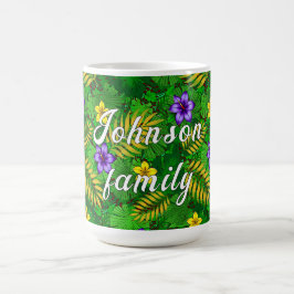 Caneca De Café flores altas