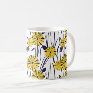 Caneca De Café Flores amarelas