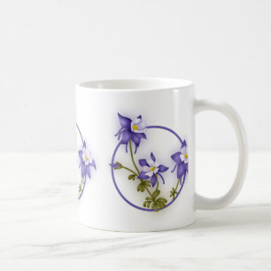 Caneca De Café Flores aquilégias