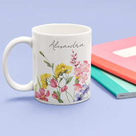 Caneca De Café Flores bonito