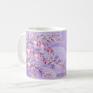 Caneca De Café Flores Coração Sangrando Personalizadas