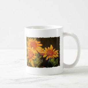 Caneca De Café Flores da aguarela