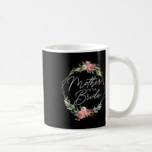 Caneca De Café Flores da Mãe da Noiva Noiva e Noivo Casamento