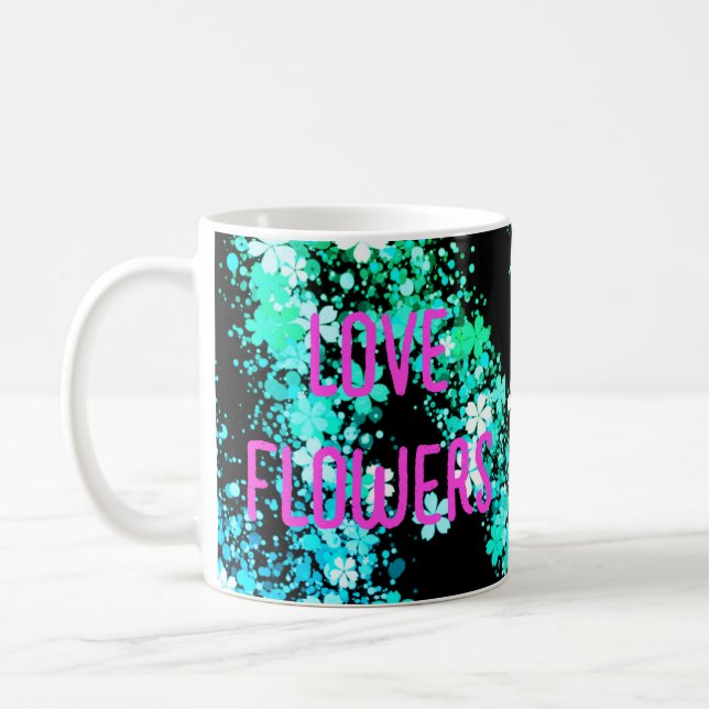 CANECA DE CAFÉ FLORES DE AMOR (Esquerda)