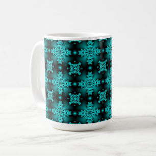 Caneca De Café Flores de Artdeco no Estilo Retroativo
