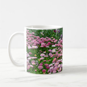 Caneca De Café Flores de botão rosa