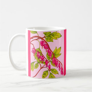 Caneca De Café flores de corações sangrando