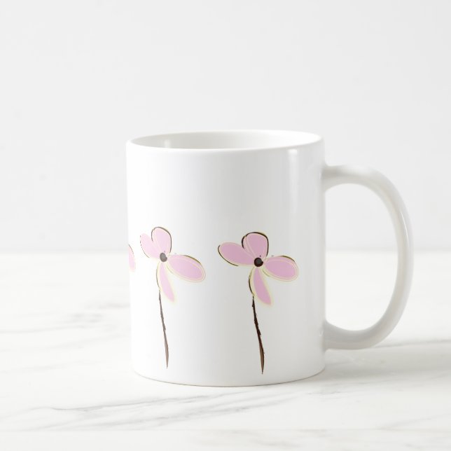 Caneca De Café Flores de Densidade (Direita)