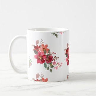 Caneca De Café Flores de design
