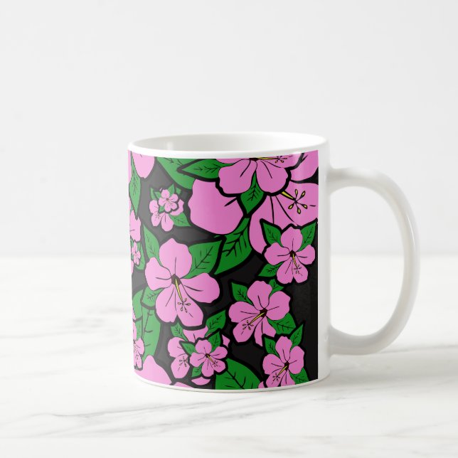 Caneca De Café Flores de Hibisco #4 (Direita)