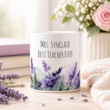 Flores de Lavanda Personalizadas Agradecimento aos