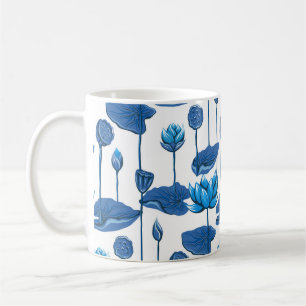 Caneca De Café flores de lótus
