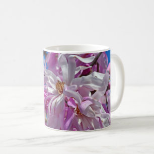 Caneca De Café Flores de magnólia rosa