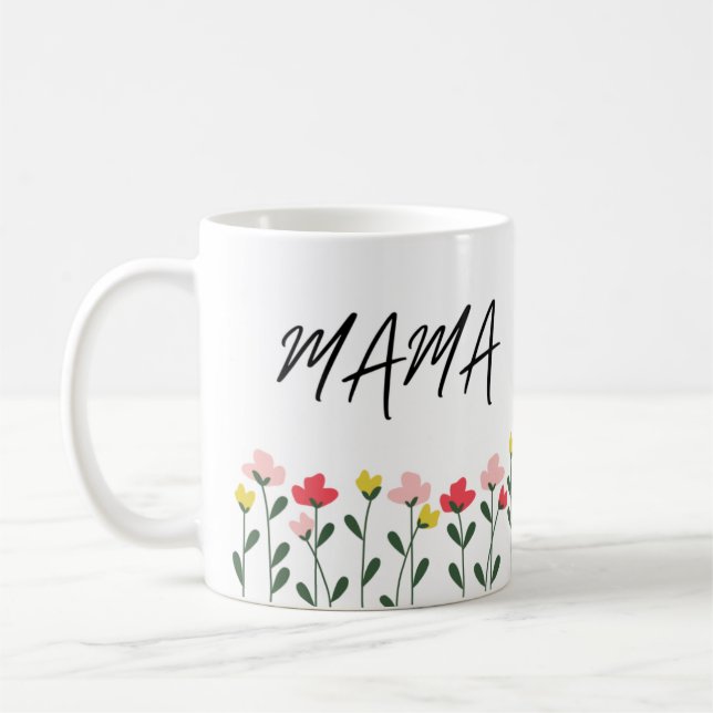 Caneca De Café Flores de Mamas 2.0 (Esquerda)