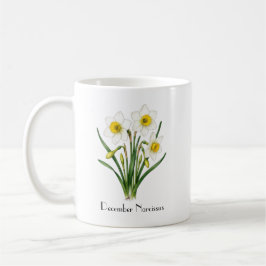 Caneca De Café Flores de Narciso de Dezembro