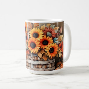 Caneca De Café Flores de outono